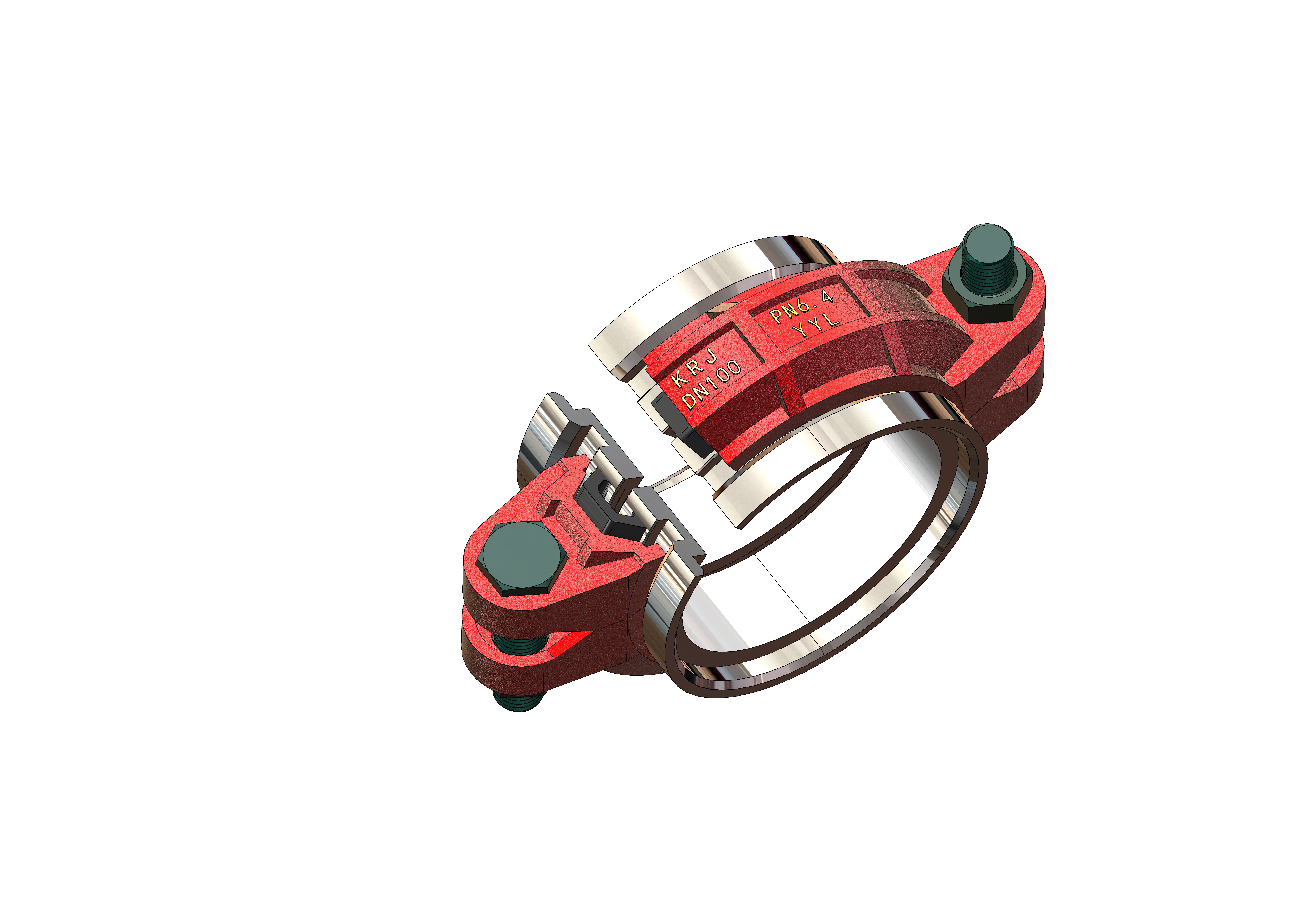 卡箍式柔性肩型管接頭